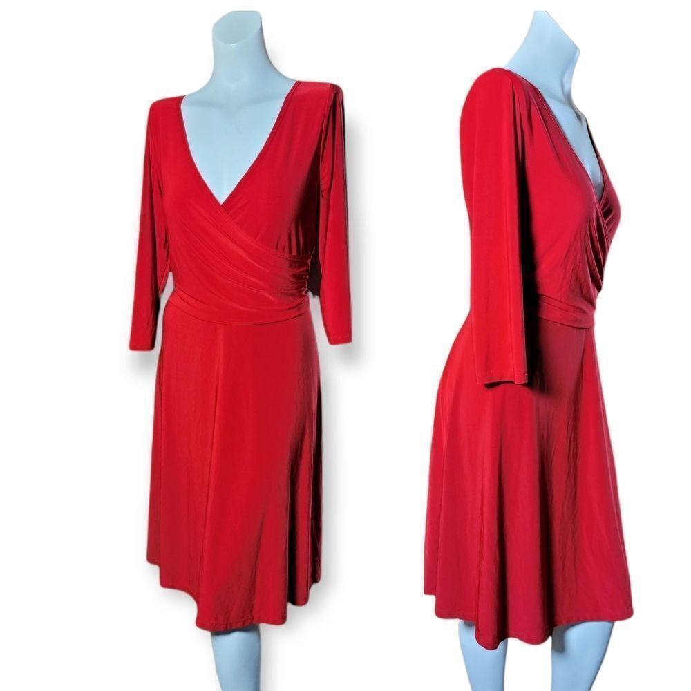 Sunny 70's Disco Dress Vintage 2X Stretchy
